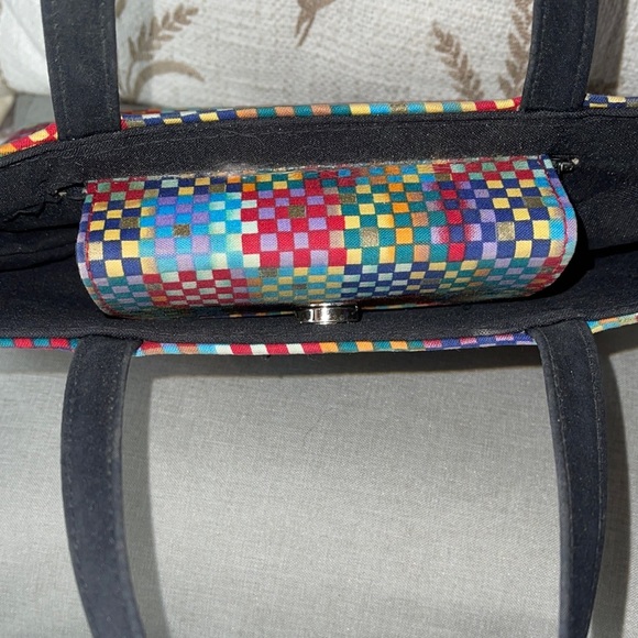 Kate Spade Mini Colorful Checkered Tote by Kate Spade - Picture 4 of 7